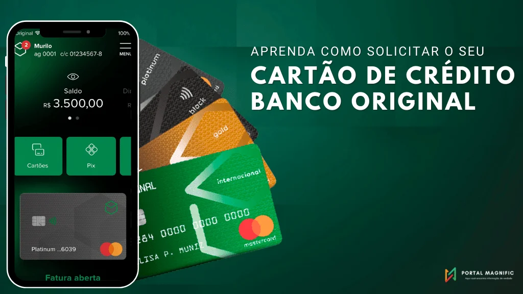 Cartão de crédito Banco Original